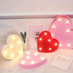 LED Letter Love Heart Lights