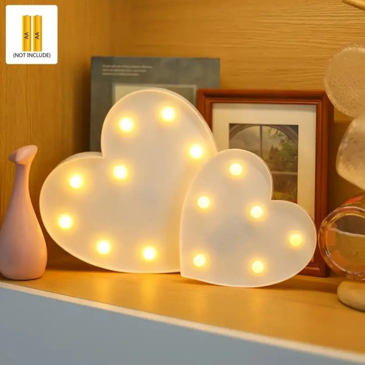 LED Letter Love Heart Lights