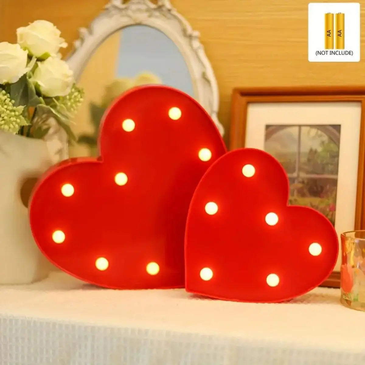 LED Letter Love Heart Lights