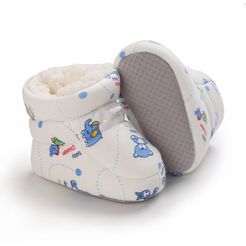 Newborn Baby Shoes Boy Girl First Walkers Cotton Comfort Soft Anti-slip