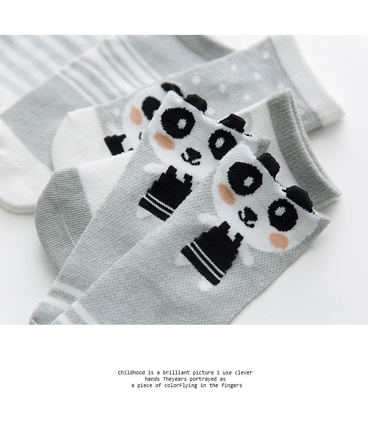 5Pairs 0-2Y Infant Baby Socks Cotton Mesh