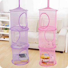 Foldable 3 Shelf Hanging Storage Net