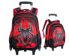 Cartoon School Wheeled Backpack