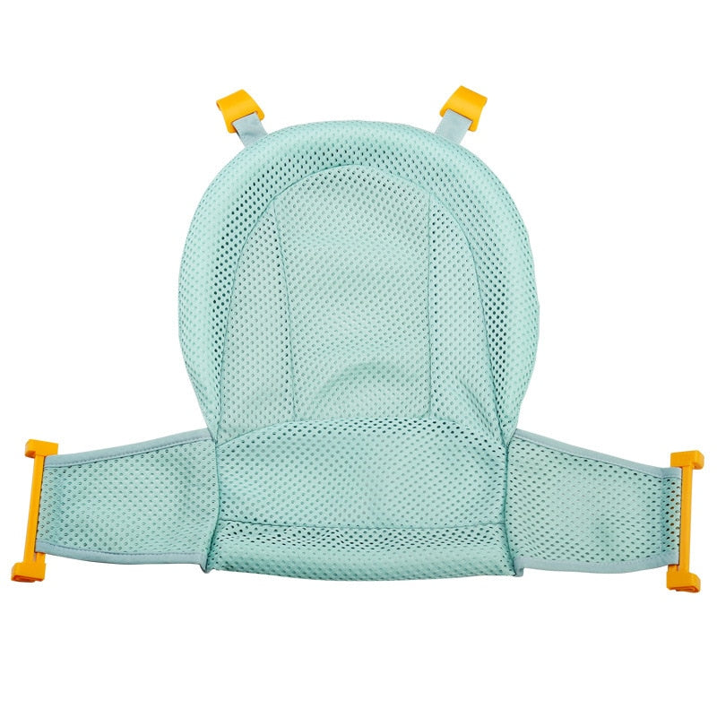 Baby Bath Seat Support Mat Fordable Baby Bath Tub Pad & Chair Newborn