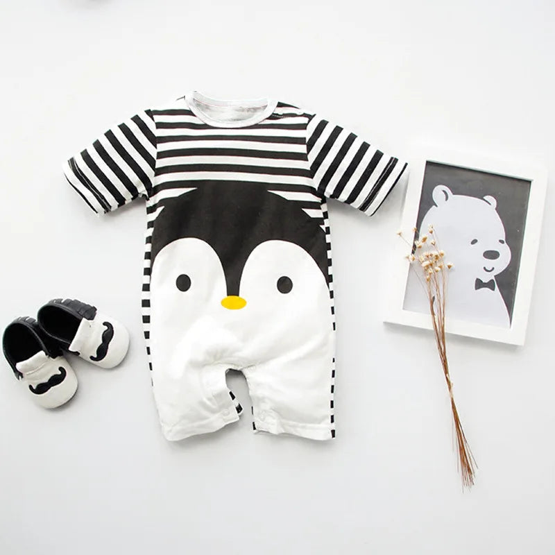 Baby Clothing Penguin Rompers