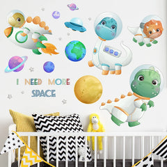 Dinosaur Astronauts Wall Stickers