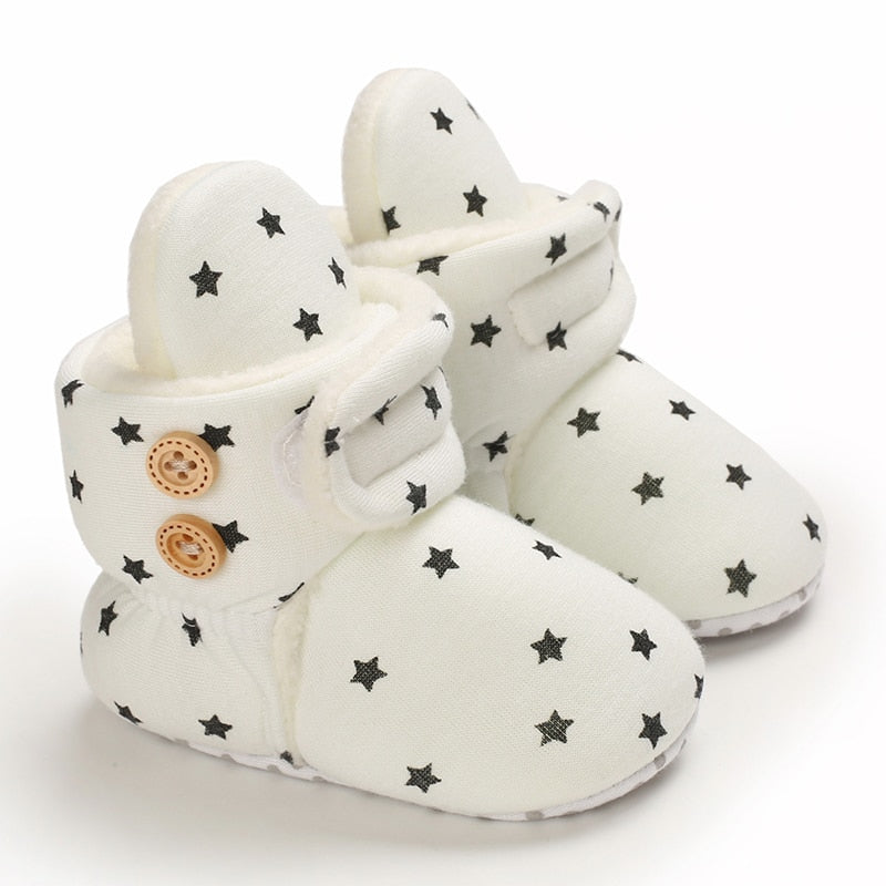 Newborn Baby Shoes Boy Girl First Walkers Cotton Comfort Soft Anti-slip