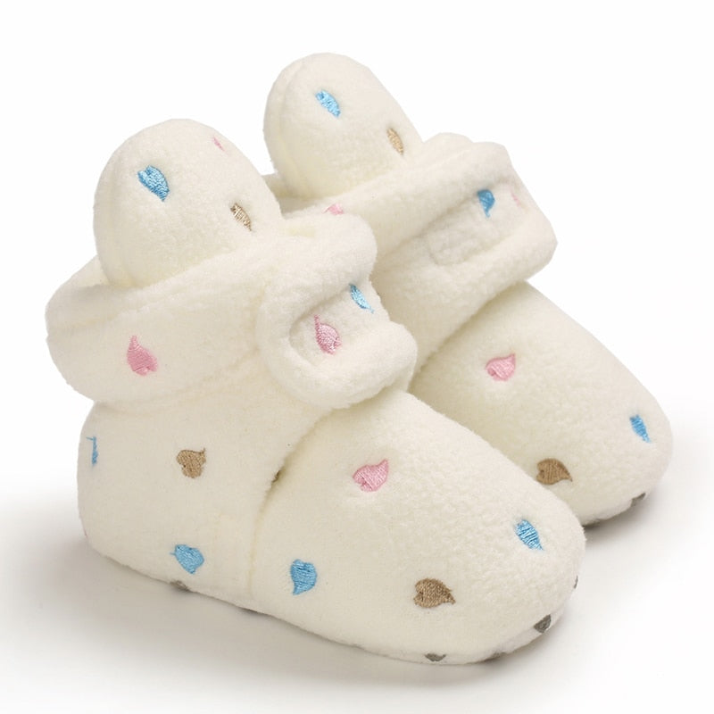 Newborn Baby Shoes Boy Girl First Walkers Cotton Comfort Soft Anti-slip