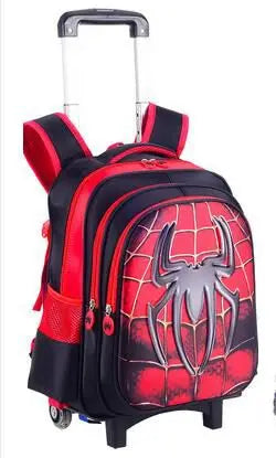 Cartoon School Wheeled Backpack