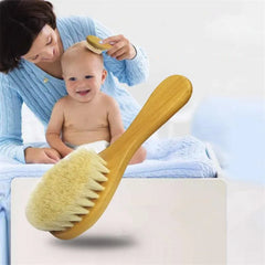 New Baby Care Pure Natural Wool Hair Brush