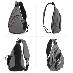 Crossbody USB One Shoulder Backpack