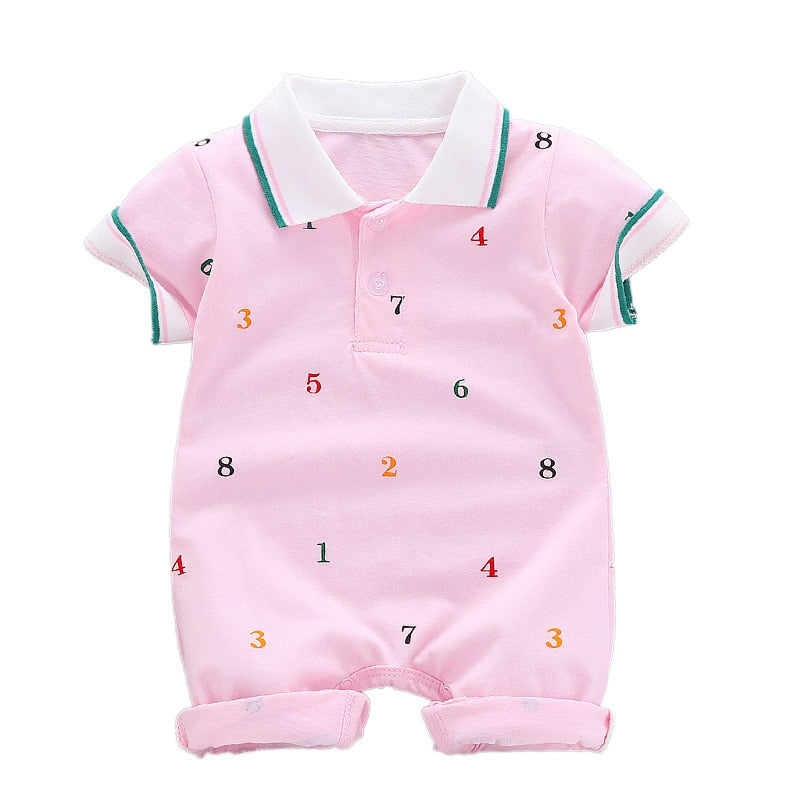 Baby Romper Sport Uniform Infant Kids Cotton Jumpsuit