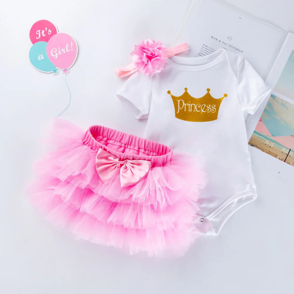 Tutu Baby Birthday Set