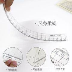 Transparent Simple Style Plastic Ruler