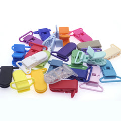 100 Pcs 20 Color Mixed Hot D Shape Clip