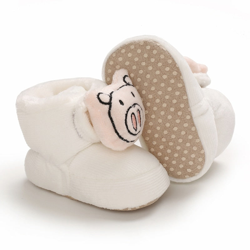 Newborn Baby Shoes Boy Girl First Walkers Cotton Comfort Soft Anti-slip