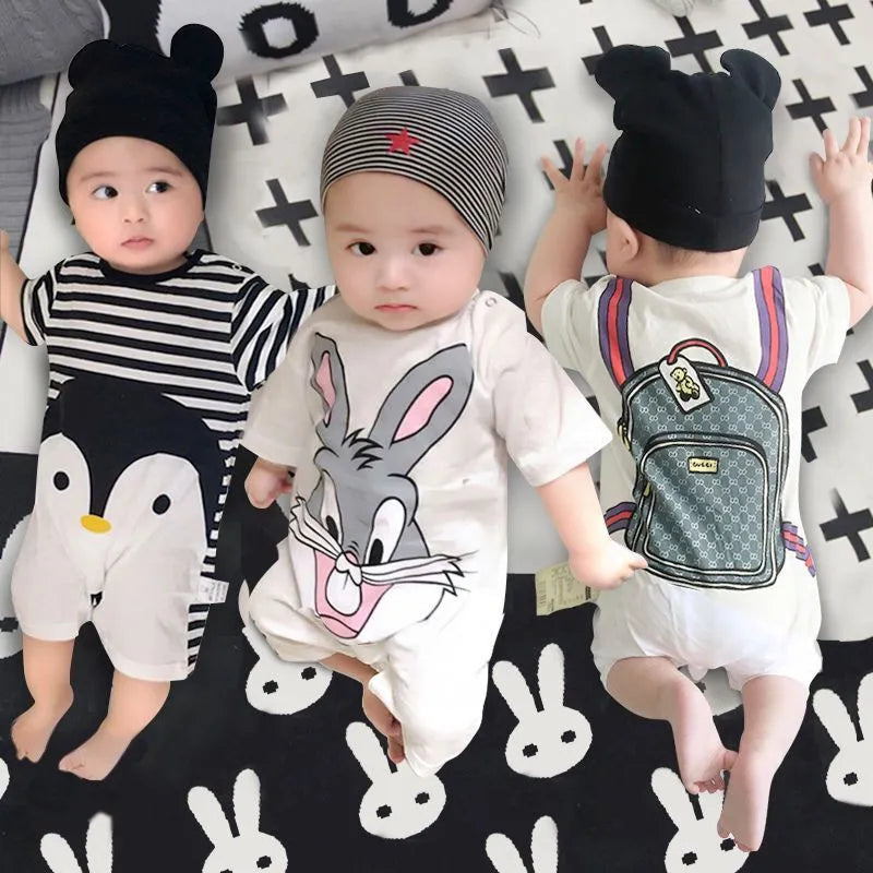 Baby Clothing Penguin Rompers