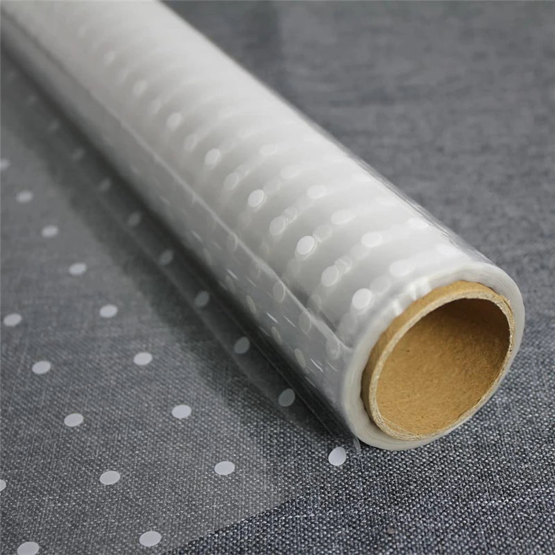 White Dots Cellophane Wrap Roll