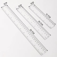 1PCS Standard Plastic Ruler