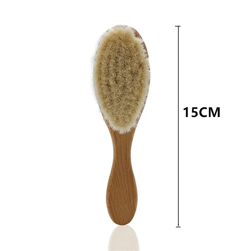 New Baby Care Pure Natural Wool Hair Brush