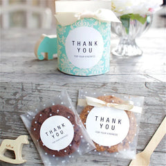 Translucent Dots Self Adhesive Cookie Packaging