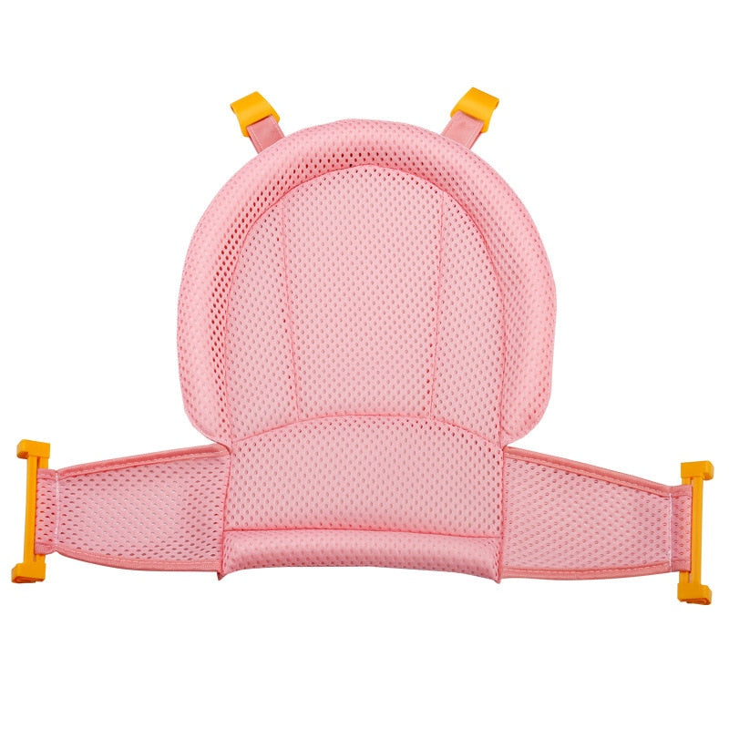 Baby Bath Seat Support Mat Fordable Baby Bath Tub Pad & Chair Newborn