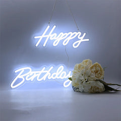 Happy Birthday Led Neon Light Sign D