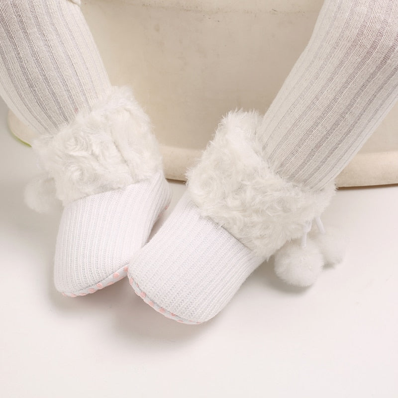 Newborn Baby Shoes Boy Girl First Walkers Cotton Comfort Soft Anti-slip