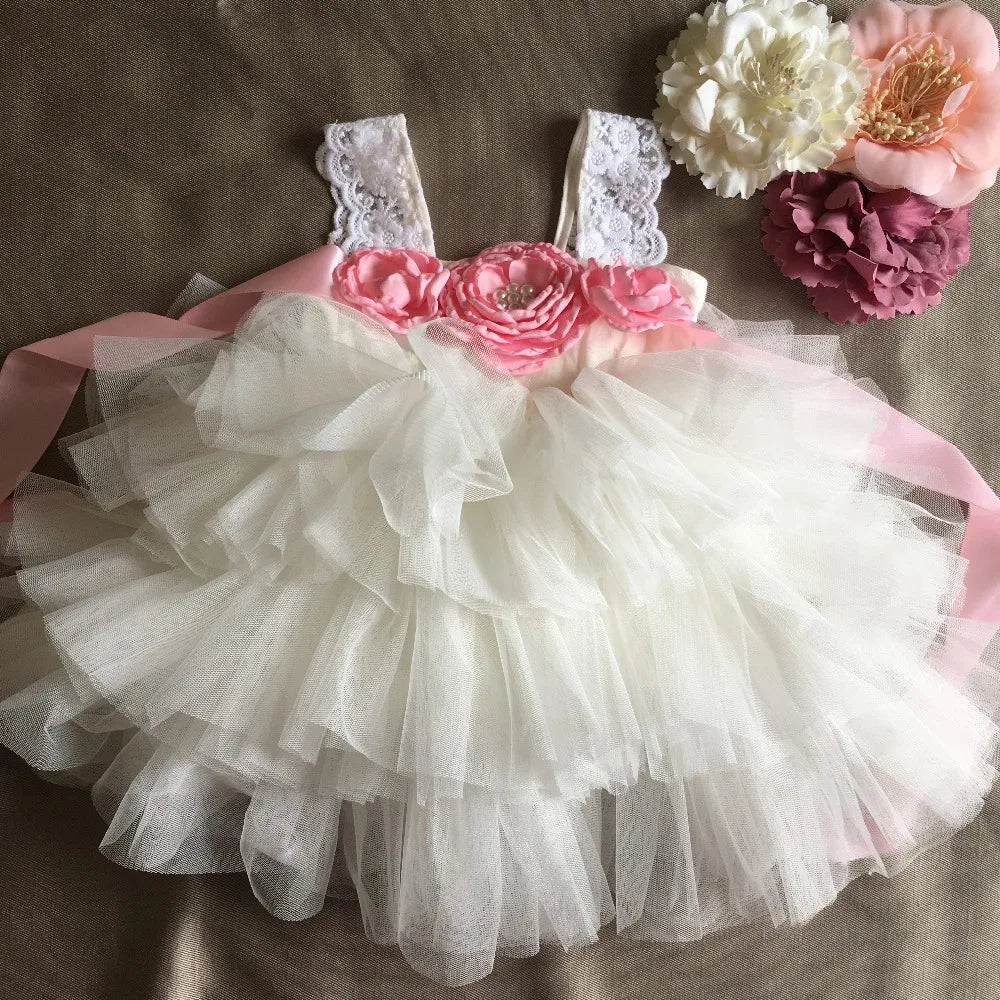 Vintage Princess Girl Birthday Party Dress