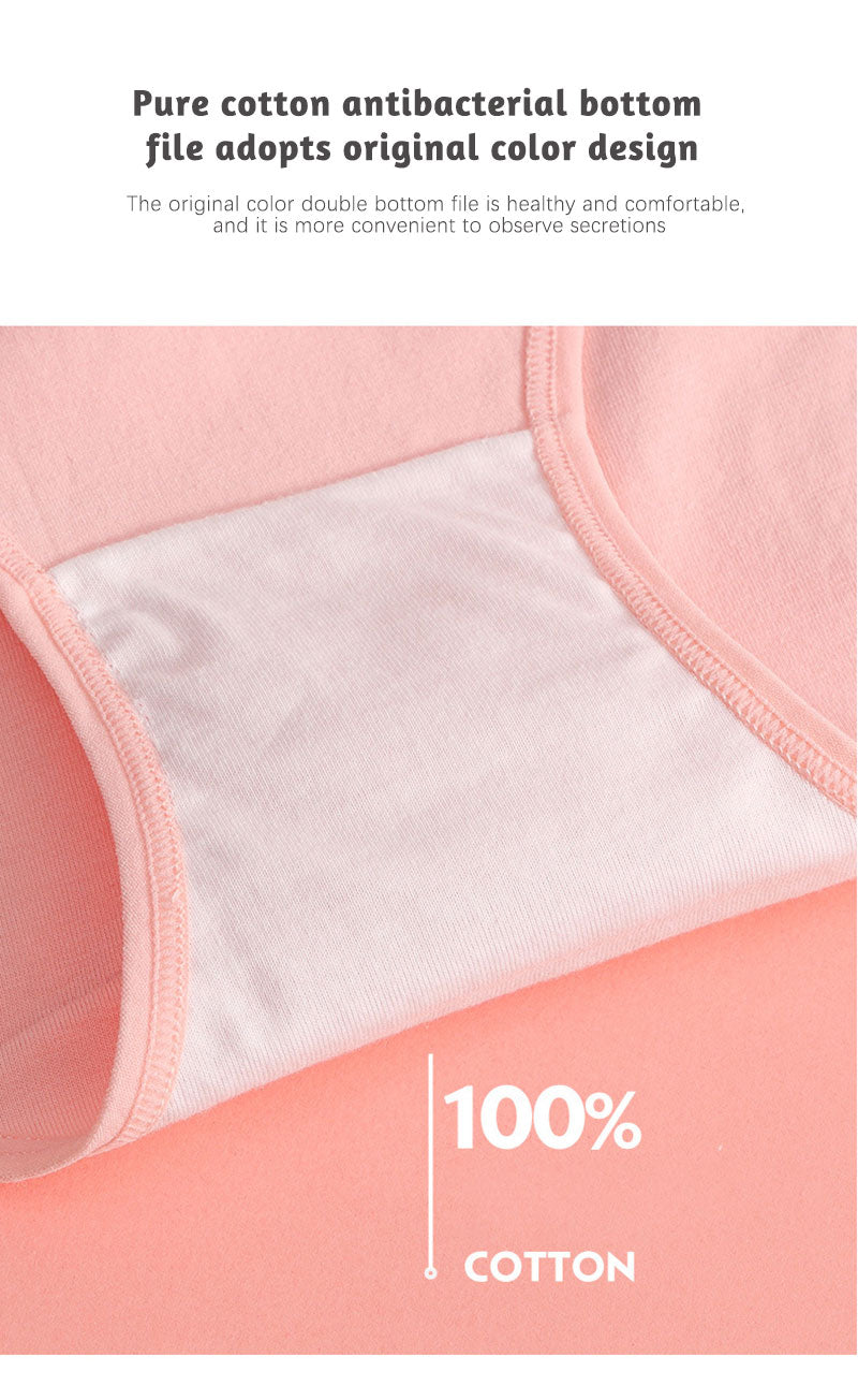 1PC Cute High Waist Maternity Panties Cotton Adjustable Belly Support Briefs Pregnancy Pantie