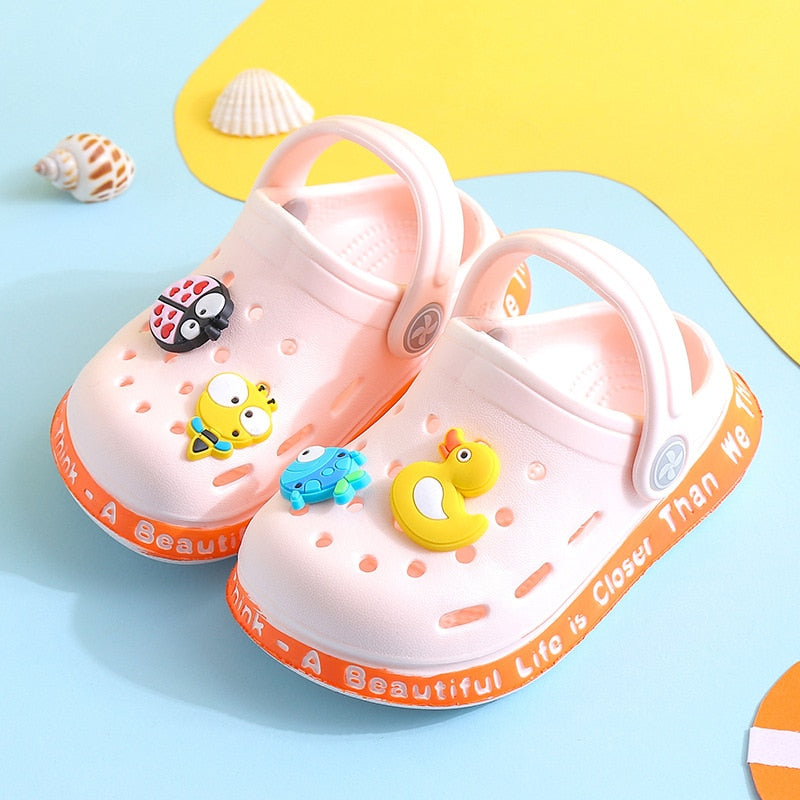 Kids sandals Boys Girls Mules Cartoon Cartoon