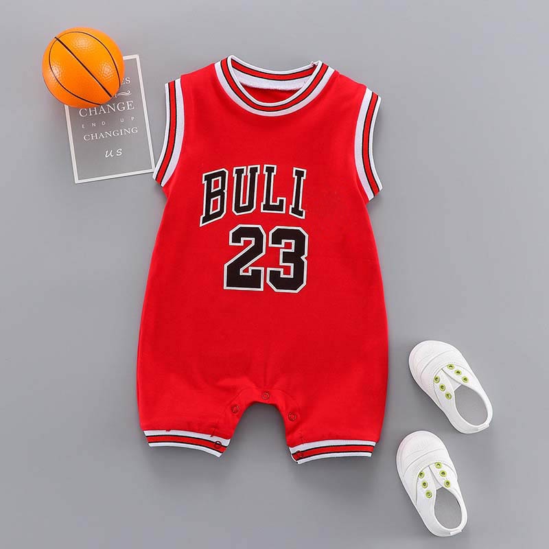 Baby Romper Sport Uniform Infant Kids Cotton Jumpsuit