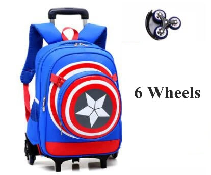 Children School Wheeled Backpack