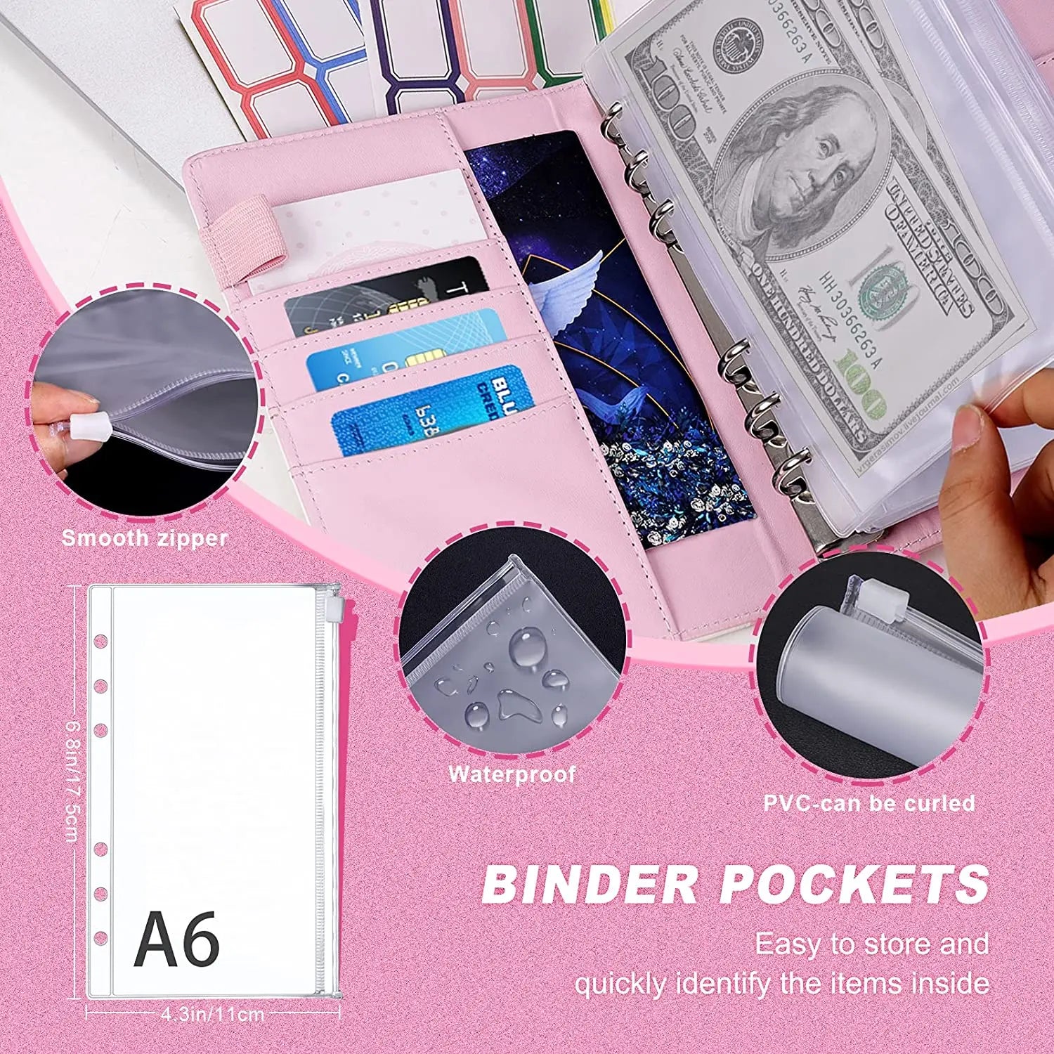 14Pcs A6 PU Leather Notebook