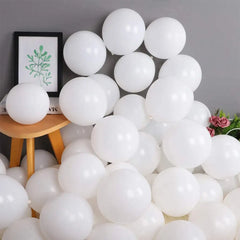 White Latex Balloon