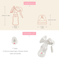 Breast Pump Baby Nipple Manual Suction