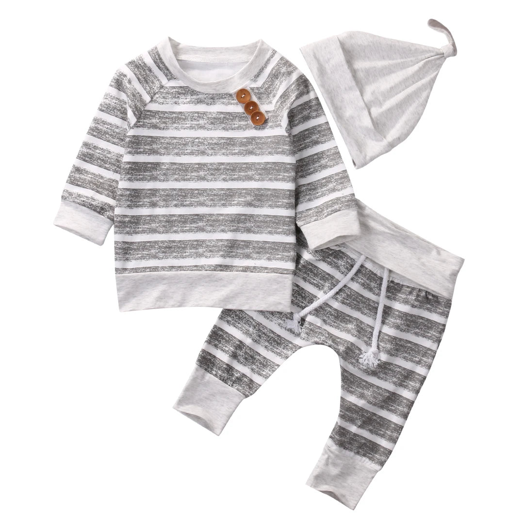 3Pcs/Set Baby Autumn Clothing Sets