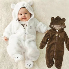 Bear style Baby Hoodies Rompers