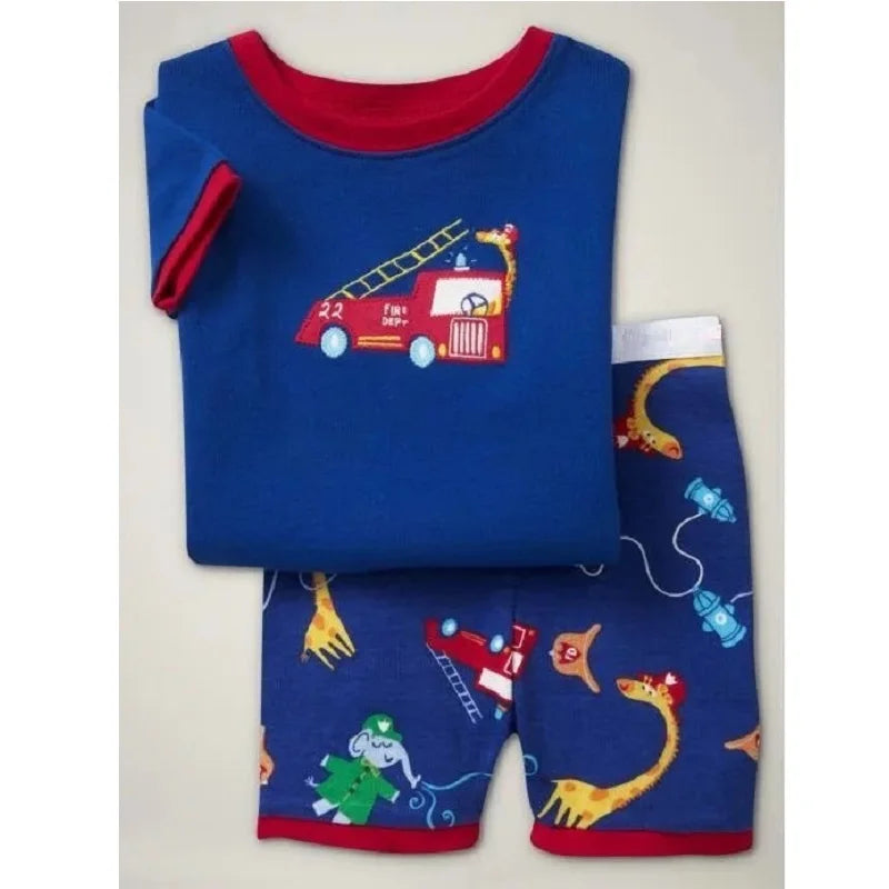 Red Dino Children Pajama Sets