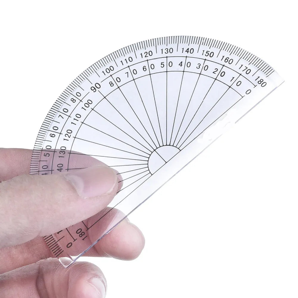 1 Piece Plastic Protractor