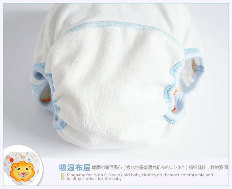 5Pcs Baby Training Cotton Reusable Pants