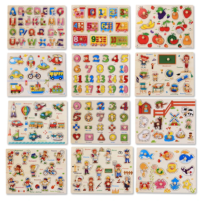 Montessori wooden Toys Puzzle