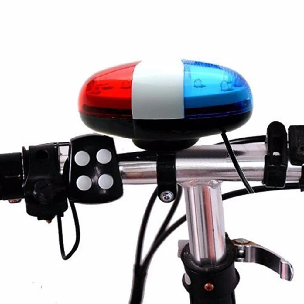 6 LED 4 Tone Sounds Bicycles Bell