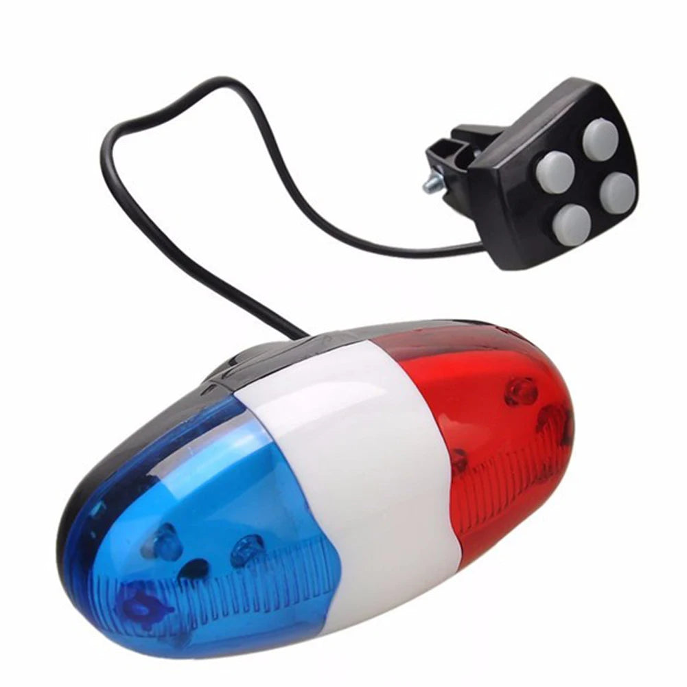 6 LED 4 Tone Sounds Bicycles Bell