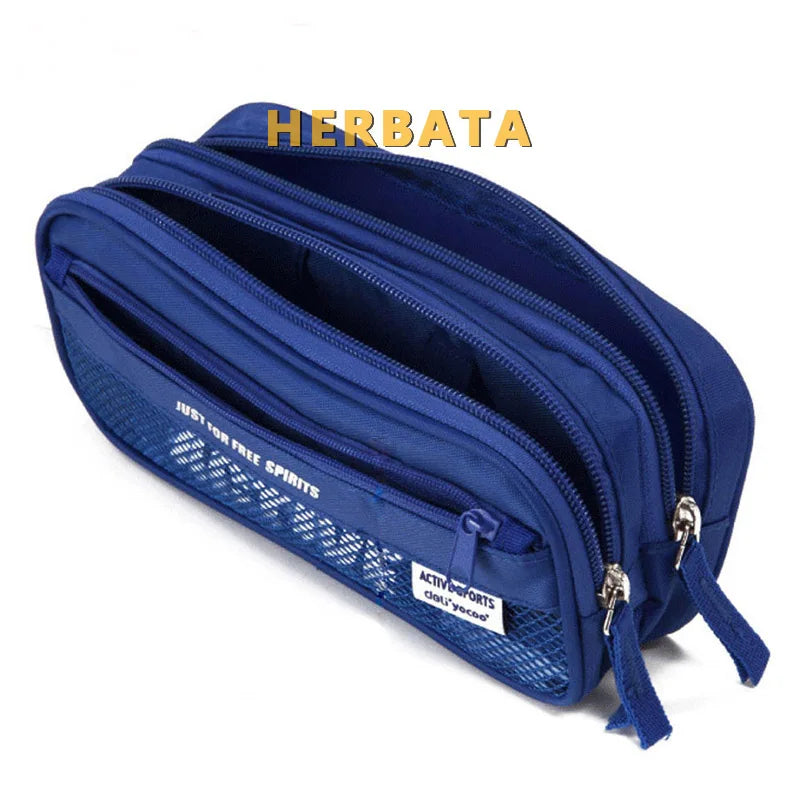 Large Capacity Oxford Multifunctional Pencil Bag