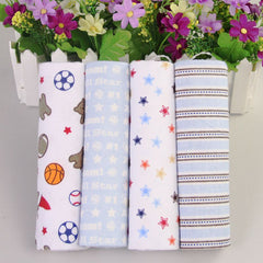 4 Pcs/Lot Baby Bed Sheet 100% Cotton 76*76 cm Size Infant Sheet Girl Boy