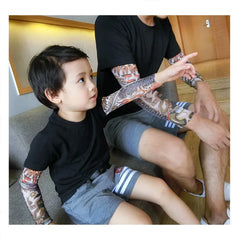 Boy Cotton Tattoo Sleeve T-shirt