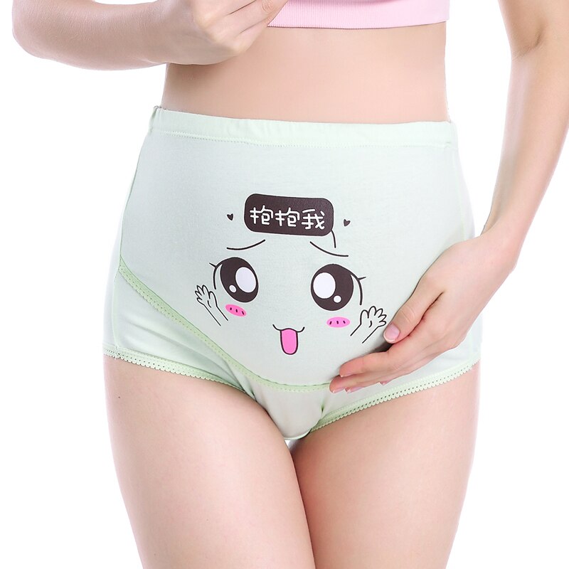 4Pcs/Lot Cotton Maternity Underwear Panty Pregnant Brief High Waist