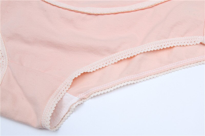 4Pcs/Lot Cotton Maternity Underwear Panty Pregnant Brief High Waist