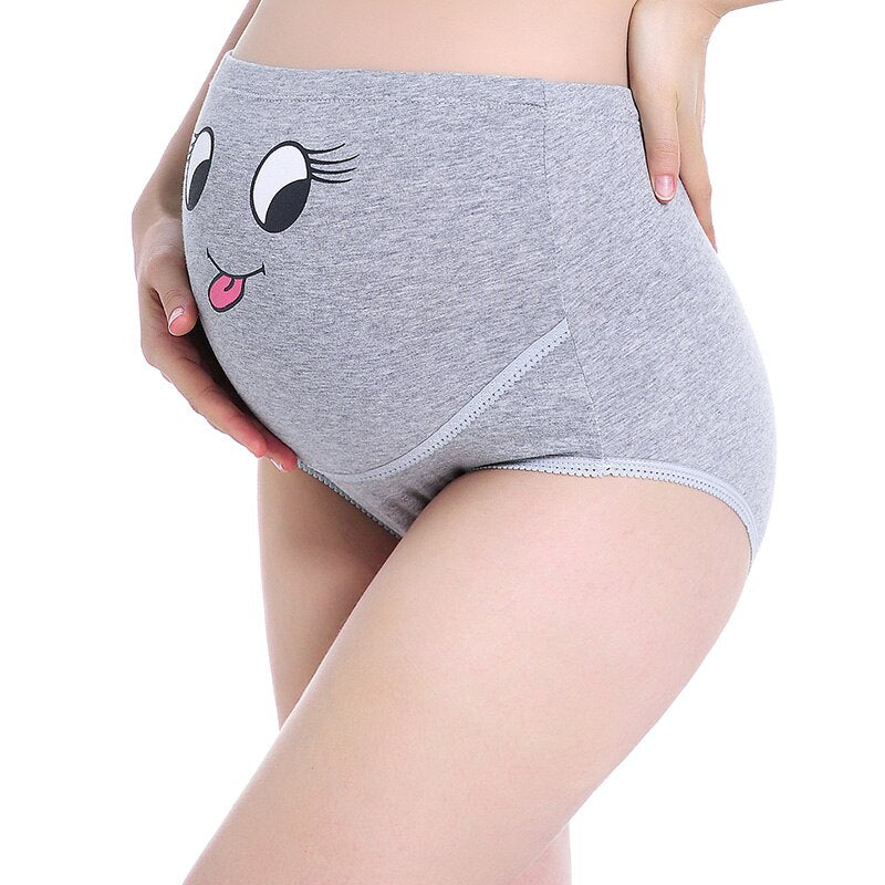 4Pcs/Lot Cotton Maternity Underwear Panty Pregnant Brief High Waist